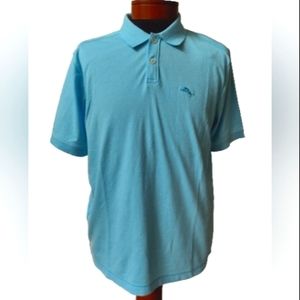 New Tommy Bahama Polo Men's Large Classic Short Sleeve Relax Travel Soft Stretch